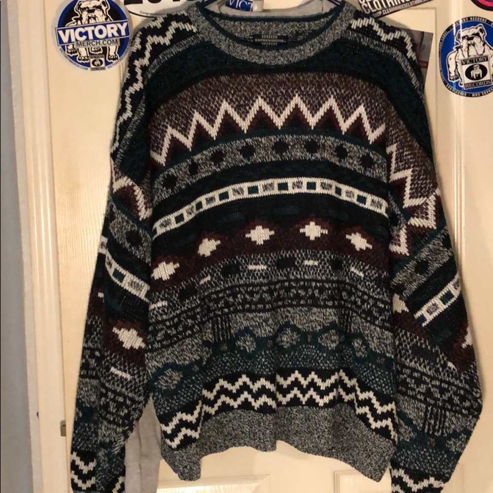 Vintage oversized knit sweater